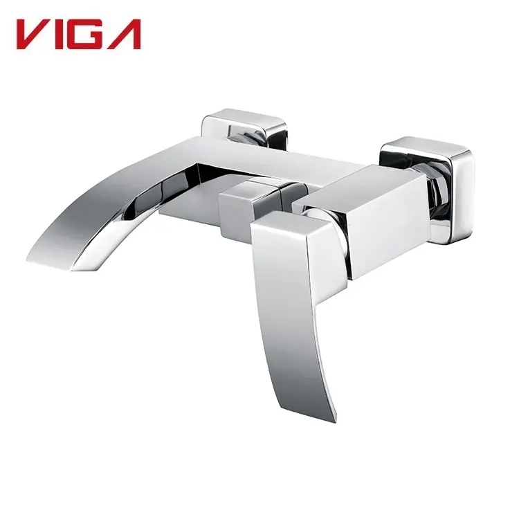 Wall Mounted Bath Mixer Hot And Cold Water Faucet Exposed Bath&Shower Faucet