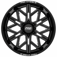 Jantes forgées polies haute résistance 8x6.5 8x180 20*10 20*12 en alliage forgé pour CHEVY GMC 2500 / 3500 HD