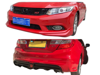Kit carrosserie compact (lame avant, jupes latérales, lame arrière) pour Honda Civic 9ème génération FB 2012-2015 Berline, pièces de modification extérieure