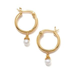 2025 fabricant en gros nouvelle haute qualité Fine mode femmes boucles d'oreilles 925 argent petites boucles d'oreilles perle blanche - Product Image 4
