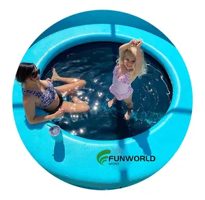 IFUNWOD Comfort is a big thing Durable PVC inflatable tanning pool suntan tub inflatable water swimming bed pool float