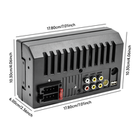 Autoradio Android BQCC 7 pouces 2DIN avec écran tactile, CarPlay sans fil/filaire, Android Auto, lecteur vidéo pour tableau de bord, Mirror Link TYPE C
