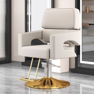 Sillón de Peluquería de Estilo Antiguo, Sillón de Barbería Reclinable, Sillón de Peluquería Ajustable, Muebles de Barbería - Product Image 4
