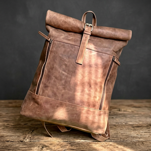 BS INTERNATIONAL Bolso de Mano de Cuero Genuino para Mujer, con Cierre, Impermeable, Dos Correas, Personalizado, Venta al por Mayor, Día de San Valentín, 3L+ - Product Image 1