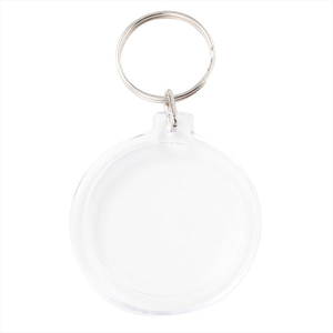 Llavero de acrílico transparente, llavero de plástico transparente con marco para fotos y números - Product Image 4