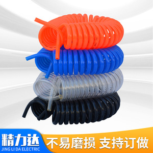 สายลมอัดแบบขดลวด PU Spring Hoses 8x5 สำหรับเครื่องอัดอากาศเพื่อการระบายอากาศ - Product Image 2