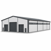 Bâtiment d'atelier préfabriqué en acier pour la fabrication de machines et la production sur ligne d'assemblage