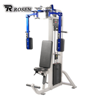 Machine à exercices de musculation pectorale à charge par pignon Rosen pour la force thoracique – Équipement de fitness professionnel