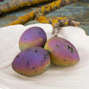 Œuf en sphalerite arc-en-ciel Aura en gros, pierre de guérison en cristal poli, Reiki, Feng Shui, décoration pour la maison et le bureau, cadeau - Product Image 5