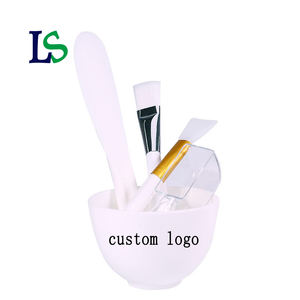 Etiqueta Máscara facial de silicona suave Tazón para mezclar Salón de belleza Diy Máscara facial Tazón Juego de herramientas de belleza - Product Image 1