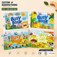 Livre d'activités Montessori pour tout-petits, résistant aux déchirures, sur le thème des transports, jeu d'association, jouet éducatif pour l'apprentissage précoce