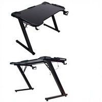 Cadre En Métal sur mesure En Forme de Z De Course Style RVB A Mené La Table De Jeu Mesa Gamer