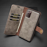 Étui portefeuille multifonctionnel pour Samsung Galaxy Note20/10/9/8 Series Flip Cover PU Leather Mobile Phone Case Card Holder Slot