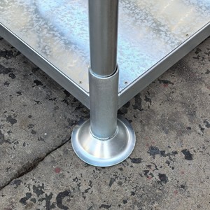 מדפי משטחים מפלדה Q235 ניתנים לערום - עמודי משטחים כבדים עם מדף אחסון למחסן תעשייתי - Product Image 4