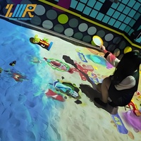 Projecteur de sable interactif pour jeu de plage virtuelle