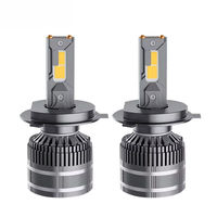 Vente en gros de phares LED A100 H4 H7 LED 10000lm 100w, phares puissants H1 H11 9005 9006 H3 9012, ampoule LED en aluminium pour voiture