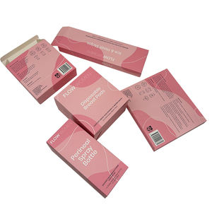 אריזת מתנה ורודה גלי אריזת מתנה ורוד אריזות ביגוד מותאם אישית אריזת נייר קרטון - Product Image 6