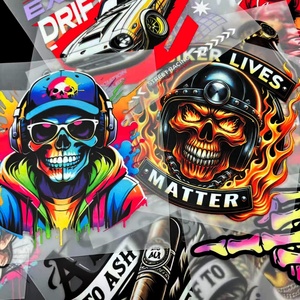 <strong>Wholesale</strong> Waterproof Washable Ready Custom Design <strong>Heat</strong> PET Dtf <strong>Transfers</strong> Printing Stickers for T-Shirts Hat Fabric Belt Wait - Product Image 3