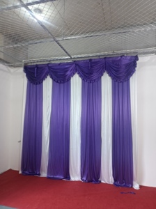 Hochwertige Neue Design-Hochzeitsvorhänge Hintergrunddekoration für Partys Falten-Hintergrundvorhang mit Pailletten - Product Image 5