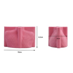 Molde de silicona antiadherente 100% apto para alimentos, sin BPA, con forma de bolsa de fábrica, para postres de dibujos animados, molde para pastel de mousse francés - Product Image 3