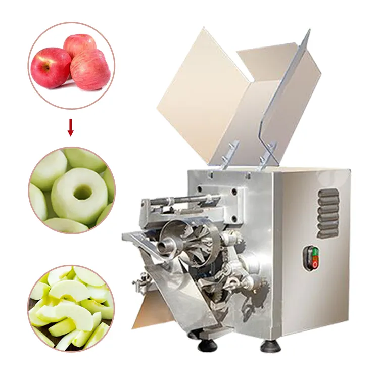 市販の果物加工梨アップルパイナップルコア除去ピーリングマシンカッタースライサーマシン