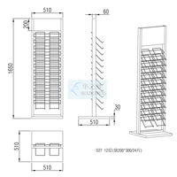 Présentoirs de carreaux de céramique pour showroom, supports de présentation de carreaux de pierre pour sols en bois, étagères d'échantillons de quartz pour mosaïques
