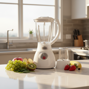 Licuadora Portátil 2 en 1 JIZYA Mini, 4 Cuchillas, 2 Velocidades, Capacidad de 1.4L, Electrodoméstico de Cocina Multifuncional, Vaso para Moler, Mezclador de Frutas - Product Image 6