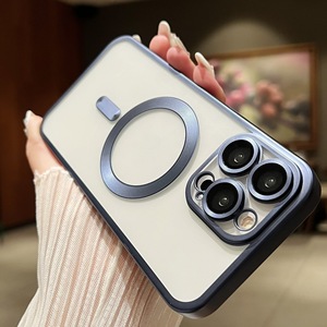 <span class=keywords><strong>Coque</strong></span> de téléphone magnétique en électroplaté souple pour accessoires mobiles, compatible avec <span class=keywords><strong>Apple</strong></span> iPhone 16 <span class=keywords><strong>Pro</strong></span> <span class=keywords><strong>Max</strong></span> 15 14 13 12 <span class=keywords><strong>11</strong></span> - Product Image 5