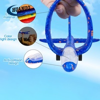 Enfants 2 Modes de Vol LED Mousse Planeur Catapulte Avion 4 Pack Avion Lanceur Jouets Avion