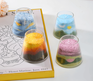 ภาพวาดทรายกลิ่นหอมในร่มแบบดั้งเดิมวัสดุงานฝีมือ DIY ของขวัญน้ำมันหอมระเหยที่สร้างสรรค์ - Product Image 4