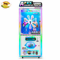 Jeu de la roue des prix à neuf fentes avec présentoir suspendu pour cadeaux, pour peluches, électroniques et pendentifs dans les salles de jeux intérieures