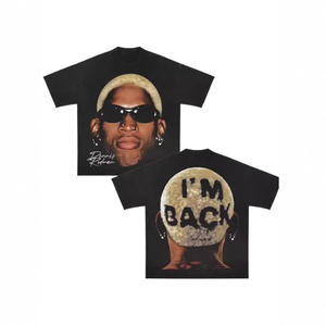 Camiseta Lil Wayne Tha Carter para hombre, corte holgado, estampada, manga corta, informal, estilo hip hop, color negro - Product Image 2