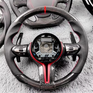 <span class=keywords><strong>Volante</strong></span> Deportivo de Lujo con 3 Radios de 40 mm, de Fibra de Carbono y Cuero, Estilo M Sport, para F10-F36 E70-E90 M3/M5 E/F, Venta al Por Mayor de Fábrica - Product Image 6