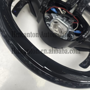 Produits populaires : Volant de direction en cuir et fibre de carbone forgée avec LED pour BMW Série 5 F30 F10 F32 F90 F80 F82 F87 - Product Image 4