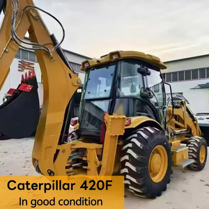รถแบคโฮลโหลดเดอร์ Caterpillar Cat420f คุณภาพเยี่ยม รถแบคโฮลโหลดเดอร์แบบล้อ 420E ใหม่เอี่ยม ขับเคลื่อน 4 ล้อ รถแบคโฮลโหลดเดอร์มือสอง Cat 420F 420E - Product Image 1