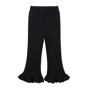 Pantaloni a zampa di elefante per bambini primavera pantaloni carini in cotone morbido e Casual pantaloni elasticizzati pantaloni eleganti e da principessa per bambini - Product Image 6