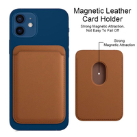 Desain baru PU dompet kartu kulit berdiri casing telepon magnetik Slot kartu kredit tas untuk iPhone 17 Air 16 15 14 Pro Max