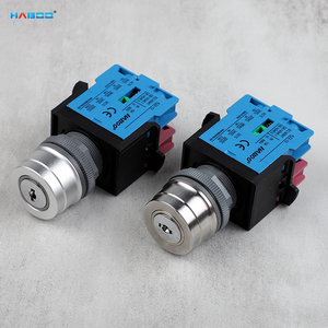HABOO elettrico Keylock 22mm 3 posizioni modo chiave selettore chiave interruttore on off pulsante IP65 pulsante - Product Image 5