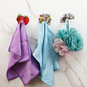 Crochets adhésifs robustes et invisibles, crochets à vêtements, crochets adhésifs muraux pour cuisine et salle de bain, crochets sans perçage, dollar store - Product Image 1