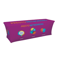Nappe personnalisée imprimée pour publicité, mariage, fête, en tissu