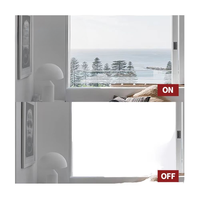 Protection solaire Film de fenêtre magique Verre intelligent Électrique Confidentialité Opaque Transparent Commutable Cristal liquide PET Noir Blanc
