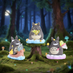 Hayao <span class=keywords><strong>Miyazaki</strong></span> - Chemin de Campagne Apaisant - Totoro Invisible - Boîte Mystère - Ensemble Complet de 6 Pièces - Figurines d'Ornement de Bureau Anime - Collection Cadeau - Product Image 6