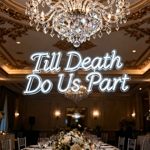 Insegna al Neon Personalizzata 'Always & Forever', 'Vuoi Sposarmi?', Insegna LED con Cognome per Decorazioni Matrimoniali - Product Image 6