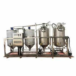 Portable Silver Electrolysis Small Edible Sunflower Electric Heater Oil Refining Machine