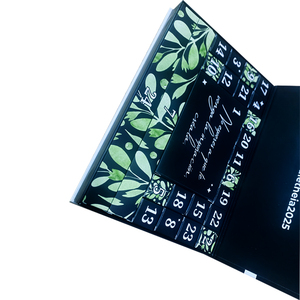 Boîte de calendrier de l'avent de Noël de 24 jours avec logo personnalisé emballage en papier kraft cosmétiques bière bijoux-feuille gainée café <span class=keywords><strong>Cado</strong></span> Surprise - Product Image 3