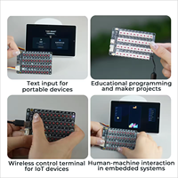 Chipboard M5stack Cardkb2 Keyboard Esp32-c61, 42key Mini, Wifi6 Ble, I2c Uart Esp-now, Usb-c, Rgb Led, Pengontrol Portabel