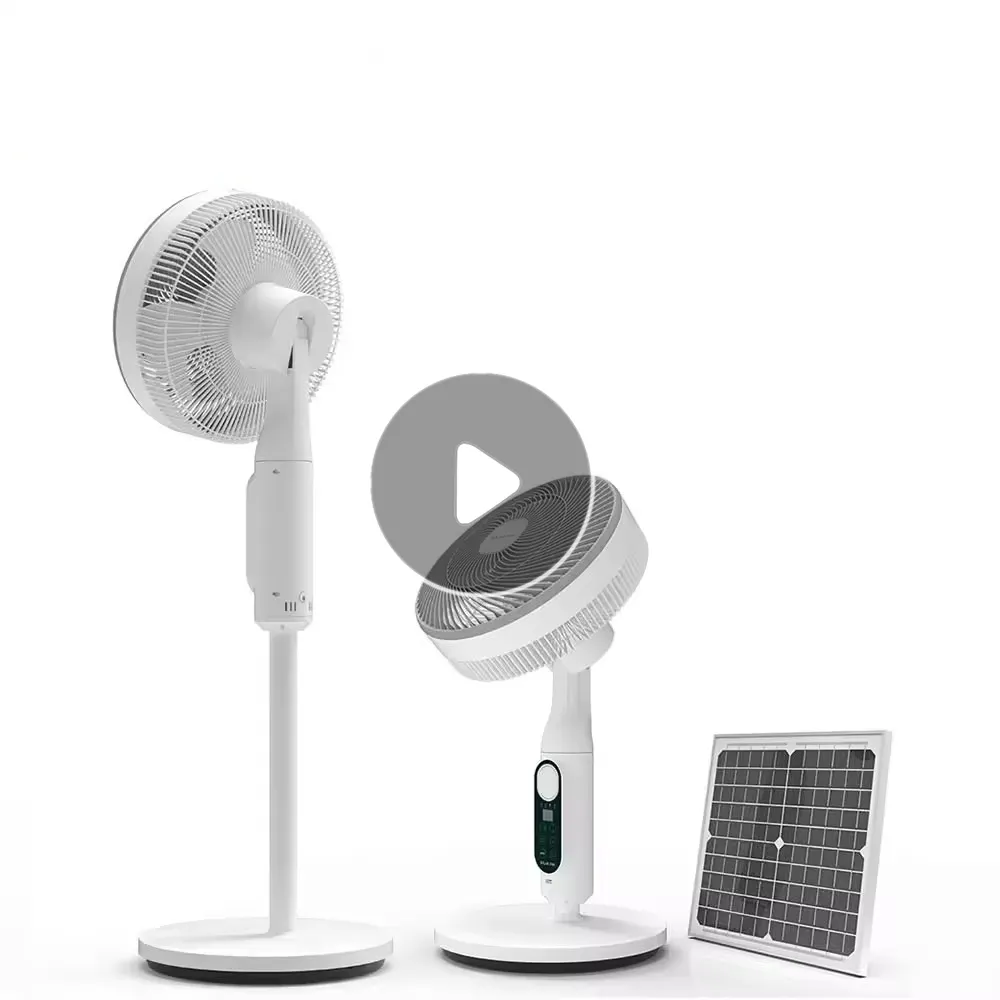 Power Dream Solar Direct Fan China Factory Dc Solar Ac Dc Fan Solar Rechargeable Fan With Solar Panel Usb Charge And Led Light
