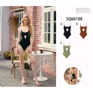Maillot de bain une pièce grande taille HDJ, effet ventre plat, maillot de bain évidé, taille haute, monokini pour femme SQ66108 - Product Image 1