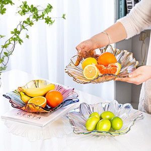 <span class=keywords><strong>Assiette</strong></span> à <span class=keywords><strong>fruits</strong></span> de style nordique, style <span class=keywords><strong>frais</strong></span>, style européen, motif uni en forme de fleur pour le Nouvel An, pour la maison et le salon - Product Image 3