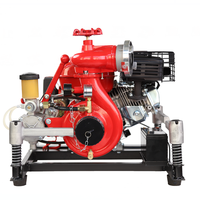 Pompa Air mesin bensin kecil 7HP portabel, mesin bensin kualitas kecil tahan api